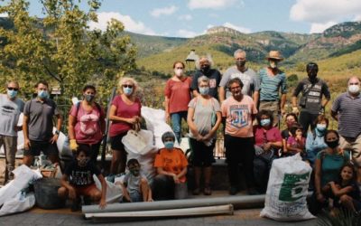 La deixalleria mòbil de Secomsa dona suport a la iniciativa de neteja a Vilaplana